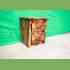 Log Furniture | Torched Cedar Log Nightstand Torched Cedar Log Nighstand