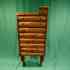 Teak Cedar Log Mailbox Stand