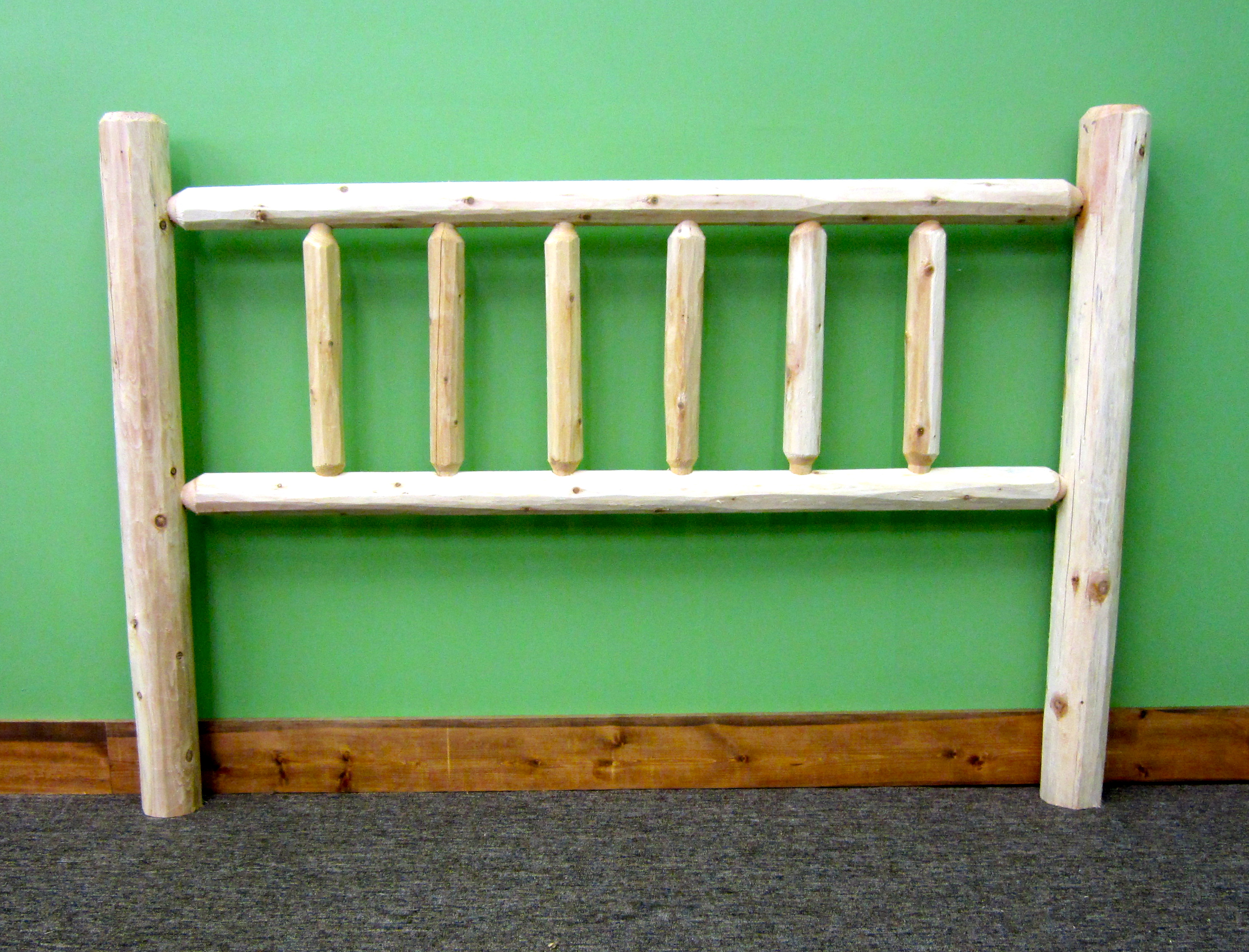 Unfinished White Cedar Headboard Unfinished White Cedar Headboard