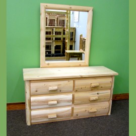 Log Dresser with Mirror